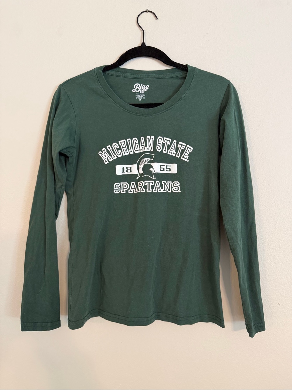 Blue 84 Dark Green Michigan State Spartans Long Sleeve Shirt